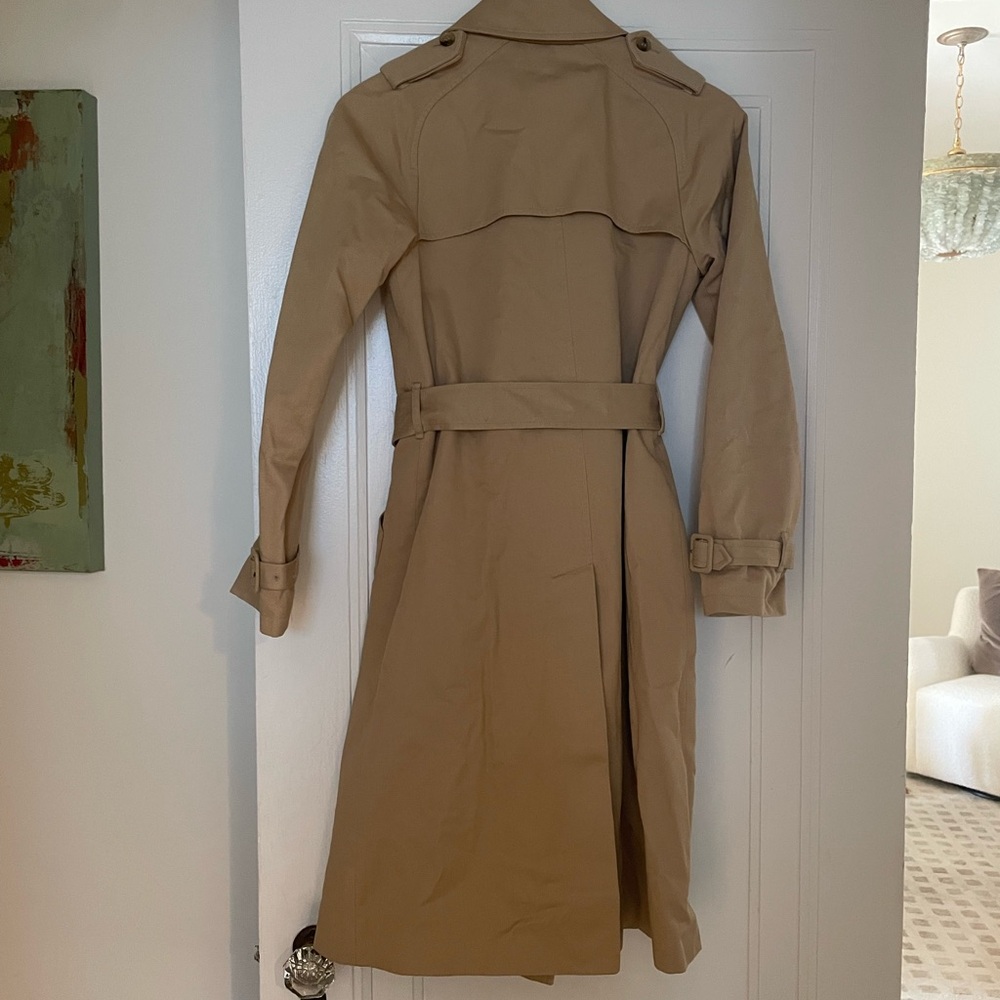 APC Classic Cotton Tan Trench Coat - Picture 6 of 7